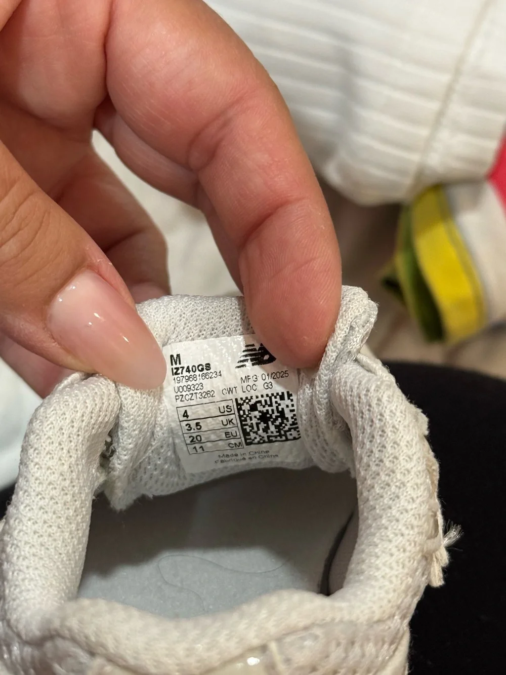 New Balance breathable mesh